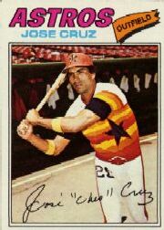 1977 Topps Baseball Cards      042      Jose Cruz